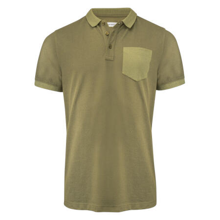 James Harvest HAR2135040 James Harvest Pinedale Piqué Polo Moss Green