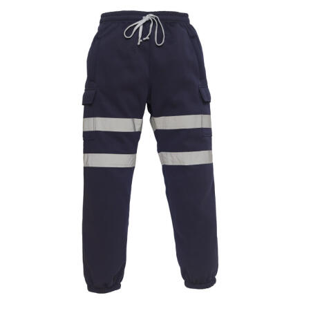 Yoko HV016T Yoko Hi-Vis Jogging Pants Navy