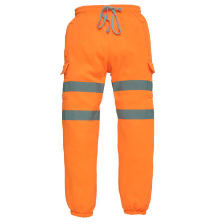 Yoko HV016T Yoko Hi-Vis Jogging Pants Hi Vis Orange
