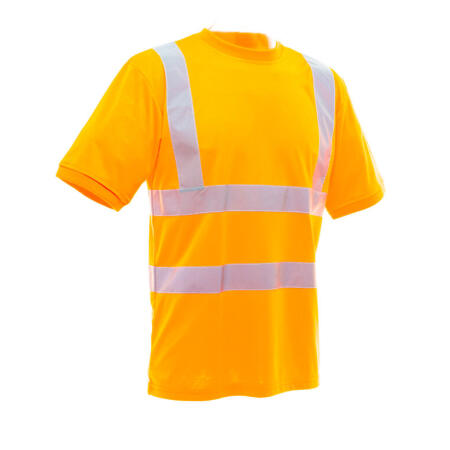 Yoko HVJ410 Yoko Hi-Vis Short Sleeve T-Shirt Hi Vis Orange