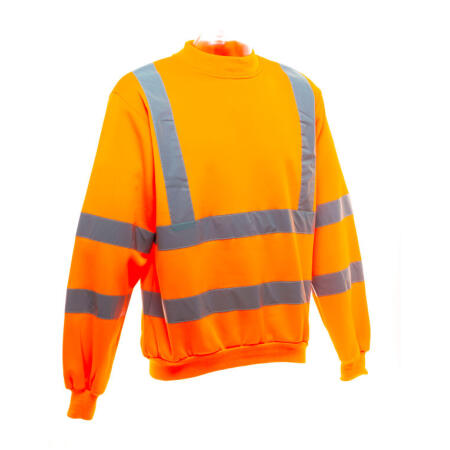 Yoko HVJ510 Yoko Hi-Vis Sweatshirt Hi Vis Orange
