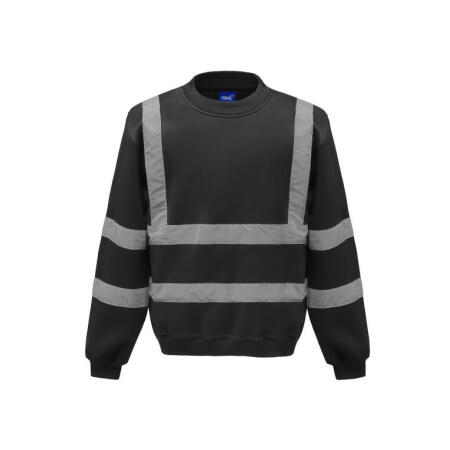 Yoko HVJ510 Yoko Hi-Vis Sweatshirt Black
