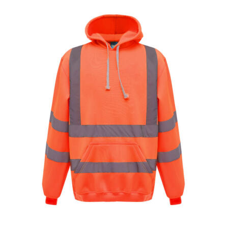 Yoko HVK05 Yoko Hi-Vis Pull-Over Hoodie Hi Vis Orange