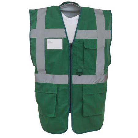 Yoko HVW801 Yoko Hi-Vis Executive Waistcoat Paramedic Green
