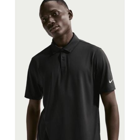 Nike Golf IQ6689 Nike Golf Velocity Polo Solid Short Sleeve Black/White