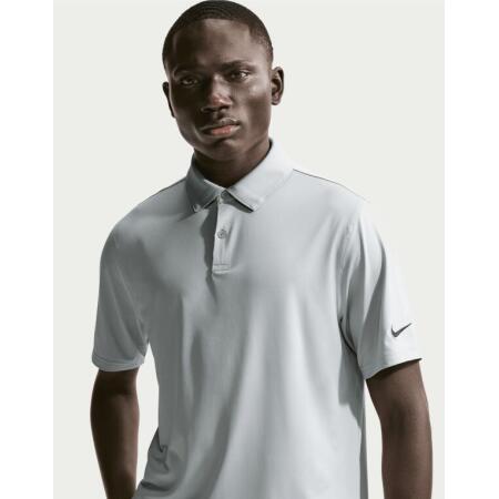 Nike Golf IQ6689 Nike Golf Velocity Polo Solid Short Sleeve Wolf Grey/White