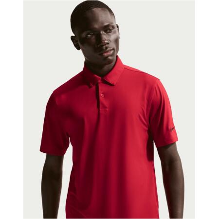 Nike Golf IQ6689 Nike Golf Velocity Polo Solid Short Sleeve Gym Red/Black