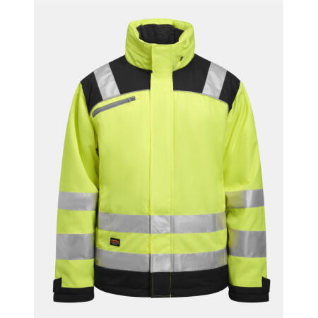 Jobman JM1347 Jobman Winter Jacket Star Hi-Vis Yellow/Navy