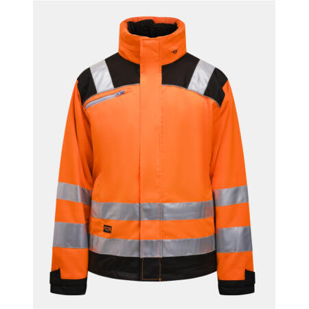 Jobman JM1347 Jobman Winter Jacket Star Hi-Vis Orange/Black