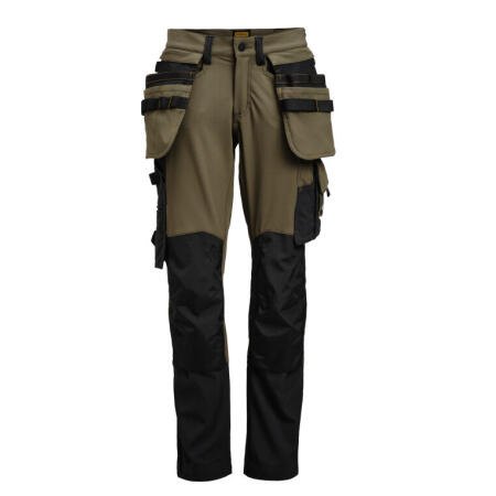 Jobman JM2391 Jobman Craftsman Trouser 4-Way Stretch Olive Green/Black