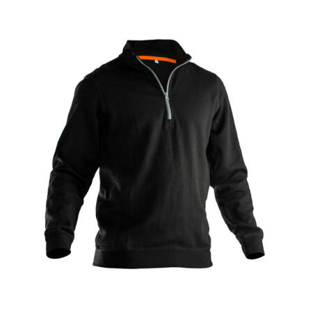 Jobman JM5401 Jobman Sweatshirt 1/2 Zip Black