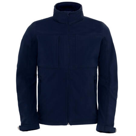 B&C JM950 B&C Men's Hooded 3-Layer Softshell Navy