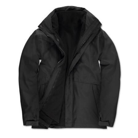 B&C JU873 B&C Men's Corporate 3-in-1 Jacket Black