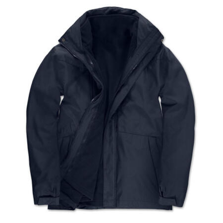B&C JU873 B&C Men's Corporate 3-in-1 Jacket Navy