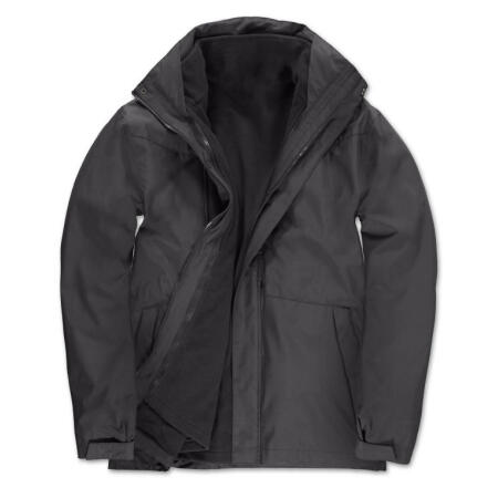 B&C JU873 B&C Men's Corporate 3-in-1 Jacket Dark Grey