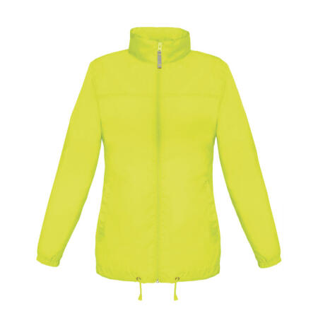 B&C JW902 B&C Women's Sirocco Windbreaker Jacket Ultra Yellow
