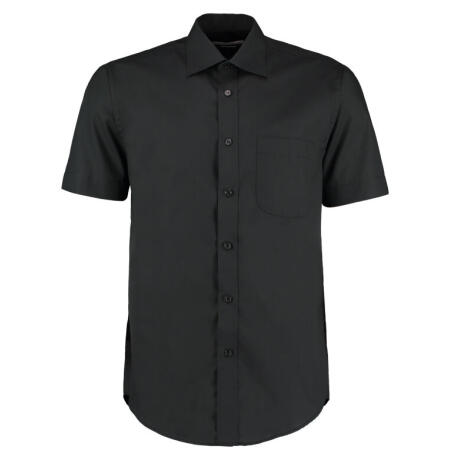 Kustom Kit KK102 Kustom Kit Classic Fit S/Sleeve Business Shirt Black