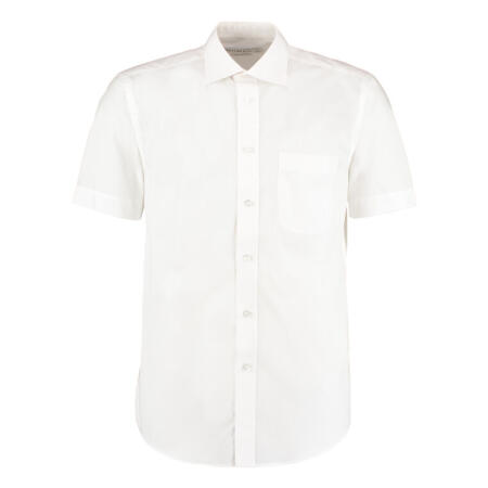 Kustom Kit KK102 Kustom Kit Classic Fit S/Sleeve Business Shirt White