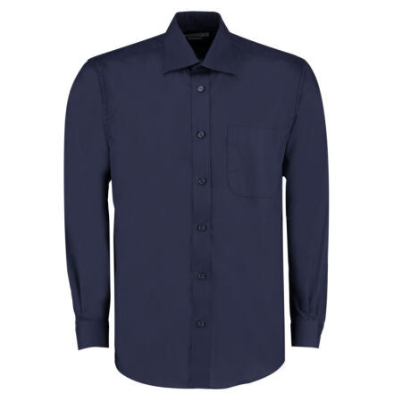 Kustom Kit KK104 Kustom Kit Classic Fit L/Sleeve Business Shirt Dark Navy