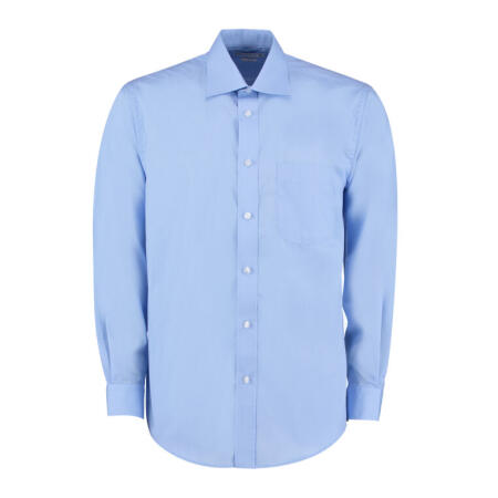 Kustom Kit KK104 Kustom Kit Classic Fit L/Sleeve Business Shirt Light Blue