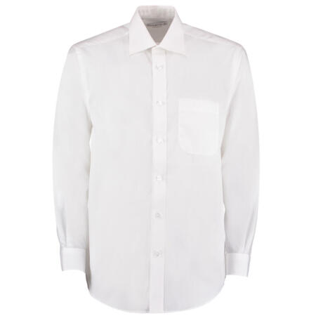 Kustom Kit KK104 Kustom Kit Classic Fit L/Sleeve Business Shirt White