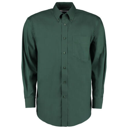 Kustom Kit KK105 Kustom Kit Classic Fit L/S Premium Oxford Shirt Bottle Green