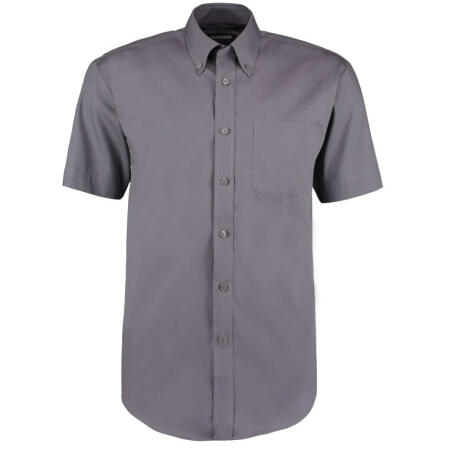 Kustom Kit KK109 Kustom Kit Classic Fit S/S Premium Oxford Shirt Charcoal