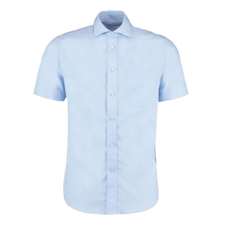 Kustom Kit KK115 Kustom Kit Classic Fit S/Sleeve Non-Iron Shirt Light Blue