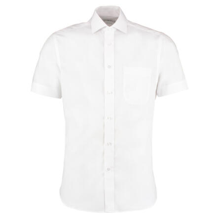 Kustom Kit KK115 Kustom Kit Classic Fit S/Sleeve Non-Iron Shirt White