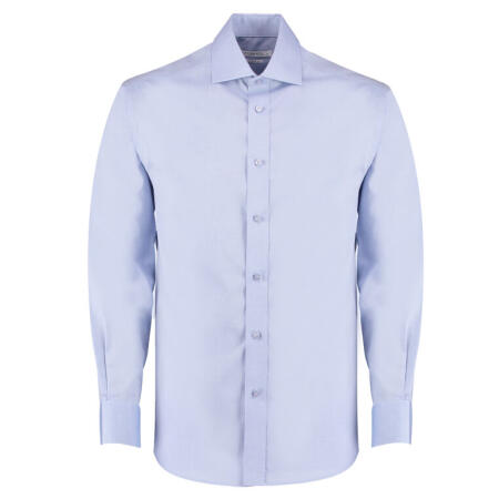 Kustom Kit KK118 Kustom Kit Classic Fit L/Sleeve Oxford Shirt Light Blue