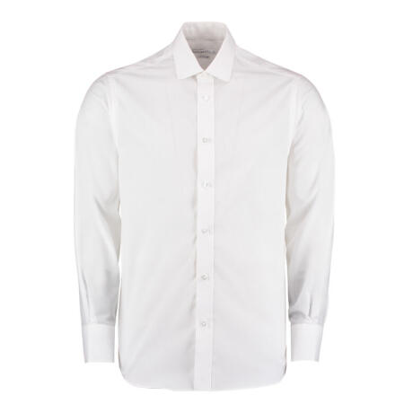 Kustom Kit KK131 Kustom Kit Tailored Fit L/Sleeve Business Shirt White