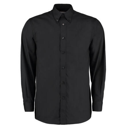 Kustom Kit KK140 Kustom Kit Classic Fit L/Sleeve Workforce Shirt Black