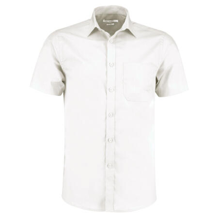 Kustom Kit KK141 Kustom Kit Tailored Fit Short Sleeve Poplin Shirt White