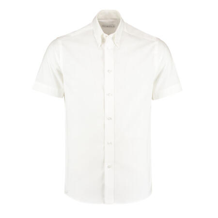 Kustom Kit KK187 Kustom Kit Tailored S/Sleeve Premium Oxford Shirt White