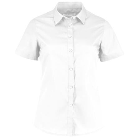 Kustom Kit KK241 Kustom Kit Tailored Fit Short Sleeve Poplin Shirt White