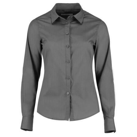 Kustom Kit KK242 Kustom Kit Tailored Long Sleeve Poplin Shirt Graphite