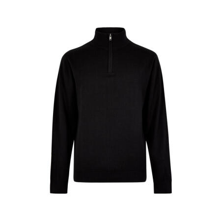 Kustom Kit KK254 Kustom Kit Regular Fit Arundel 1/4 Zip Sweater Black