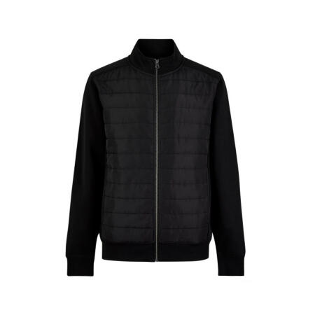 Kustom Kit KK331 Kustom Kit Quilted Full Zip Sweatshirt Black