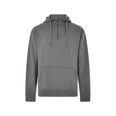 Kustom Kit KK336 Kustom Kit Regular Fit 1/4 Zip Hoodie Dark Grey