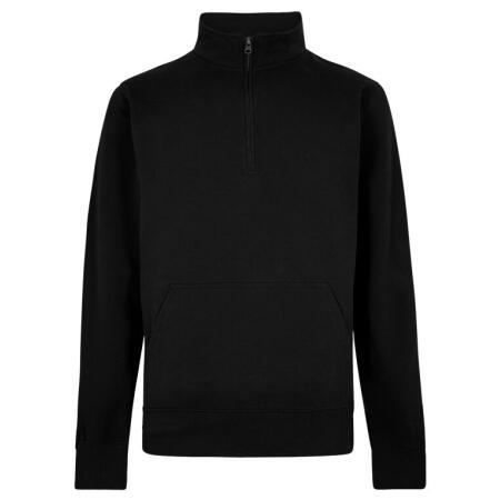 Kustom Kit KK339 Kustom Kit 1/4 Zip Pique Sweatshirt Black