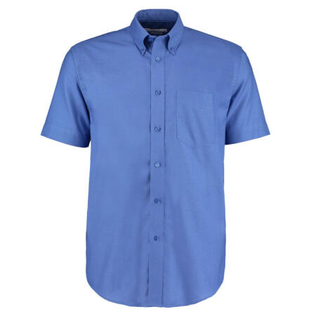 Kustom Kit KK350 Kustom Kit Classic S/Sleeve Workwear Oxford Shirt Italian Blue