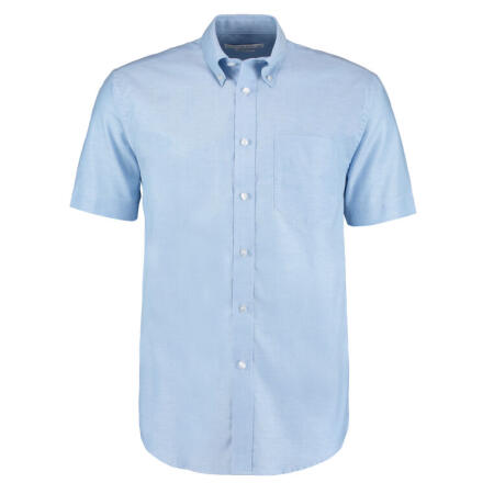 Kustom Kit KK350 Kustom Kit Classic S/Sleeve Workwear Oxford Shirt Light Blue