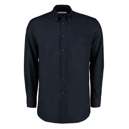 Kustom Kit KK351 Kustom Kit Classic L/Sleeve Workwear Oxford Shirt French Navy
