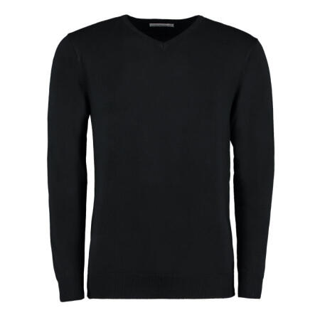 Kustom Kit KK352 Kustom Kit Regular Fit Arundel V-Neck Sweater Black