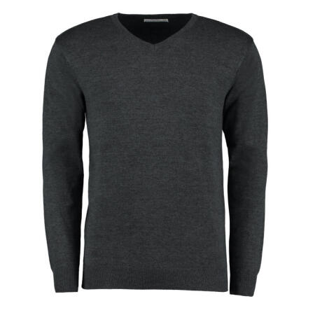 Kustom Kit KK352 Kustom Kit Regular Fit Arundel V-Neck Sweater Graphite