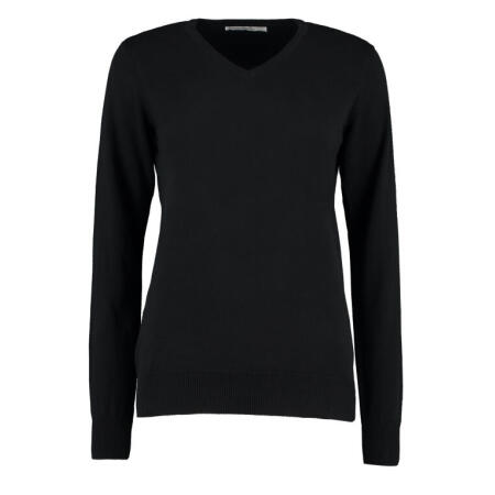 Kustom Kit KK353 Kustom Kit Regular Fit Arundel V-Neck Sweater Black