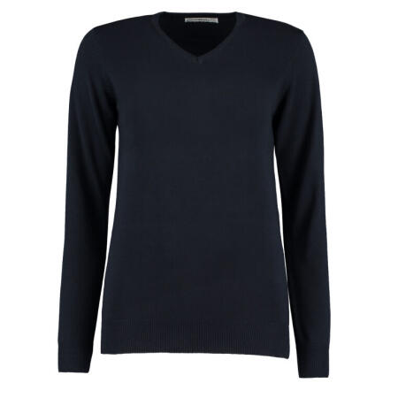 Kustom Kit KK353 Kustom Kit Regular Fit Arundel V-Neck Sweater Navy