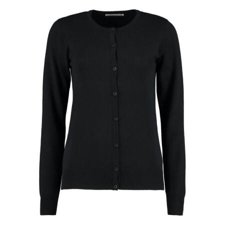 Kustom Kit KK355 Kustom Kit Regular Fit Arundel Crew Neck Cardigan Black
