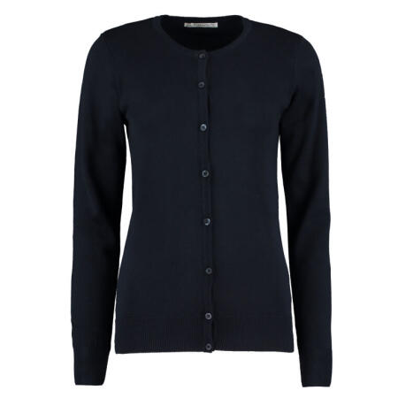 Kustom Kit KK355 Kustom Kit Regular Fit Arundel Crew Neck Cardigan Navy