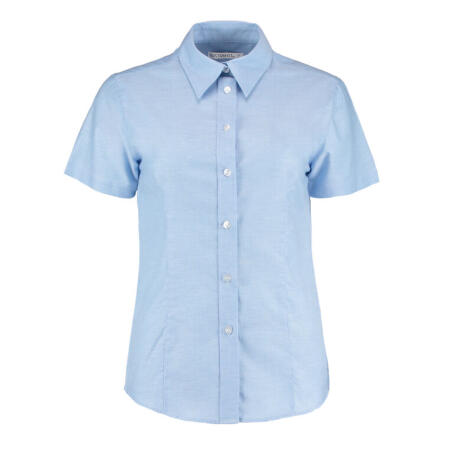 Kustom Kit KK360 Kustom Kit TailoredS/Sleeve Workwear Oxford Shirt Light Blue